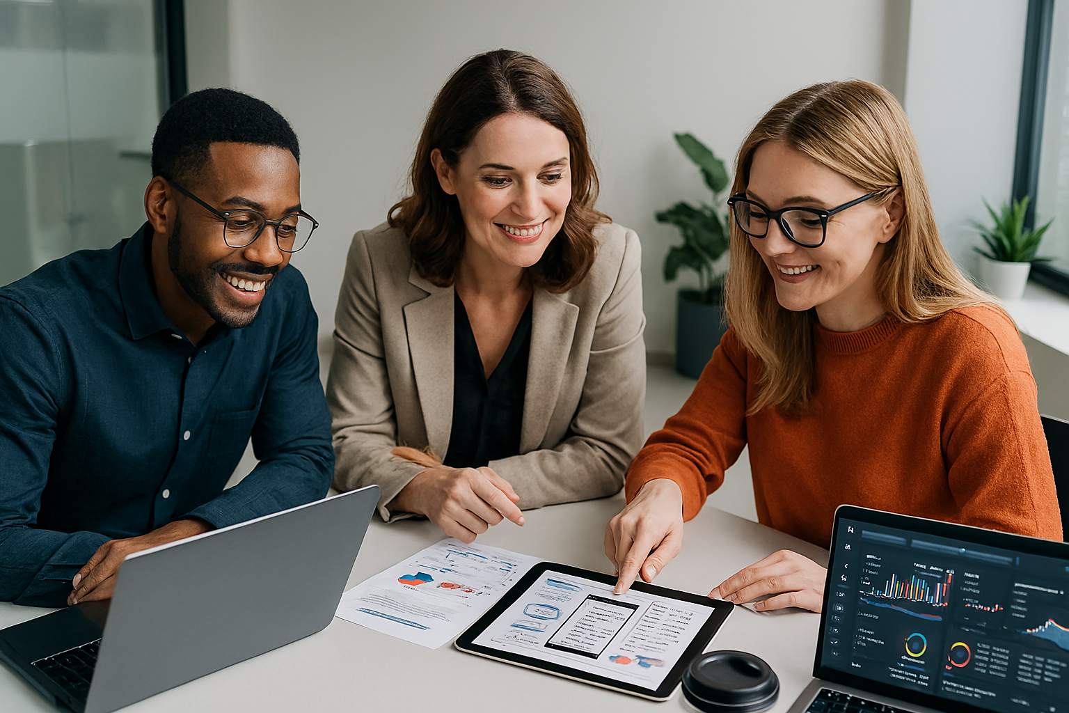 VyntraaDigital team collaborating on digital solutions