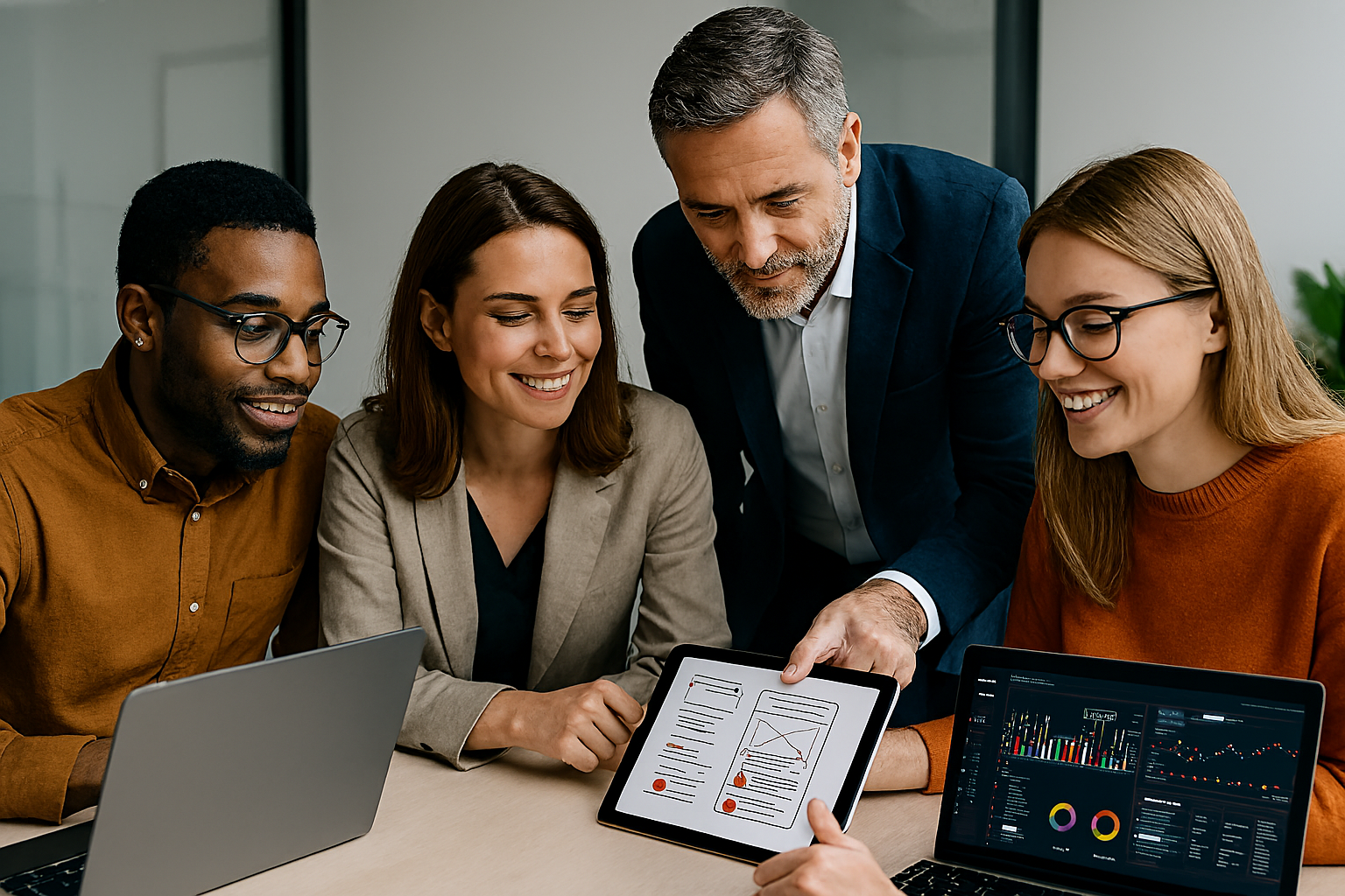 VyntraaDigital team delivering digital solutions