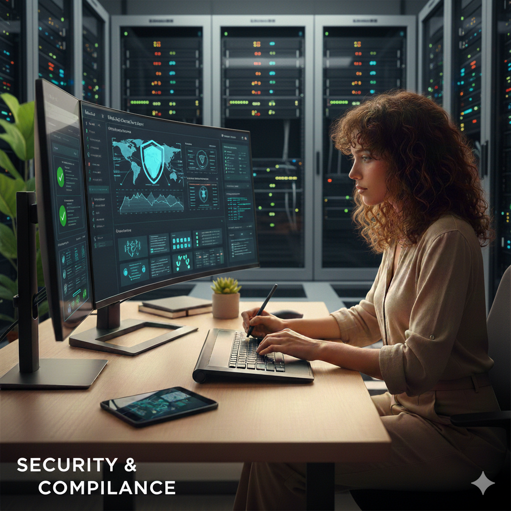 VyntraaDigital security and compliance team ensuring data protection and regulatory adherence