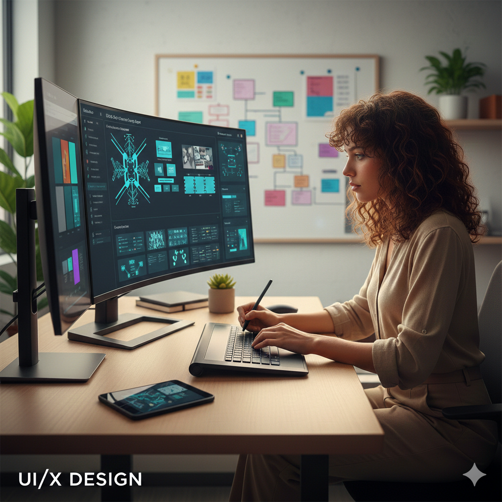 VyntraaDigital UI/UX design team creating user-centric interfaces